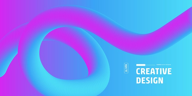 Riassunto Fluido vorticoso blu viola sfondo di progettazione creativa