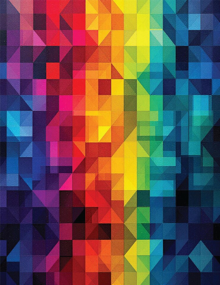 Vettore riassunto geometrico dell'arcobaleno