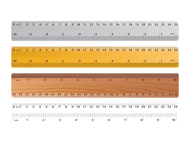 Righelli e indicatori delle dimensioni del righello