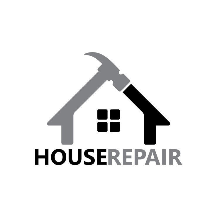 Riparazione della casa Logo Template Design Vector