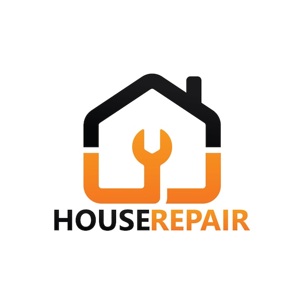 Riparazione della casa Logo Template Design Vector