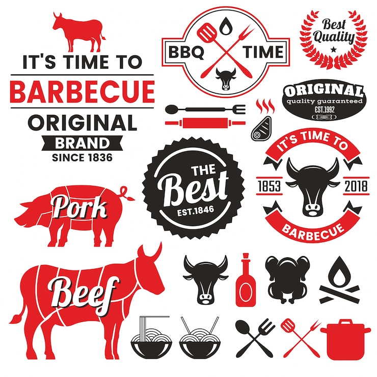 Vettore ristorante retro vector logo per banner