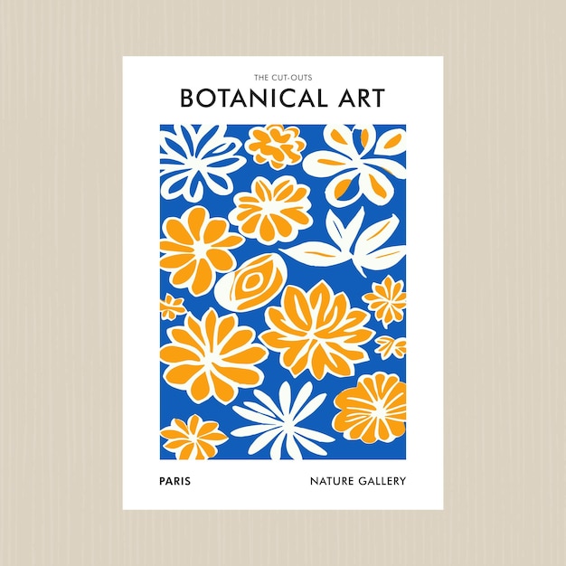 Ritagli botanici Paper Nature Poster Print