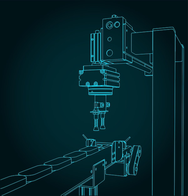 Robot di linea di fabbrica
