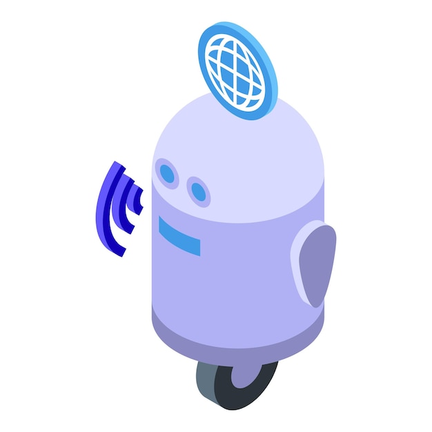 Robot di rete globale che comunica utilizzando il segnale wifi