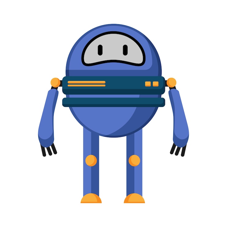 Vettore robot fantastico