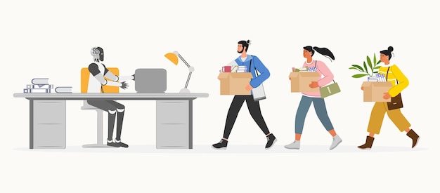 Robot Recruitment Lavoro congiunto Lavoro d'ufficio AI