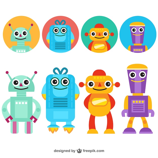 Robots divertenti avatars