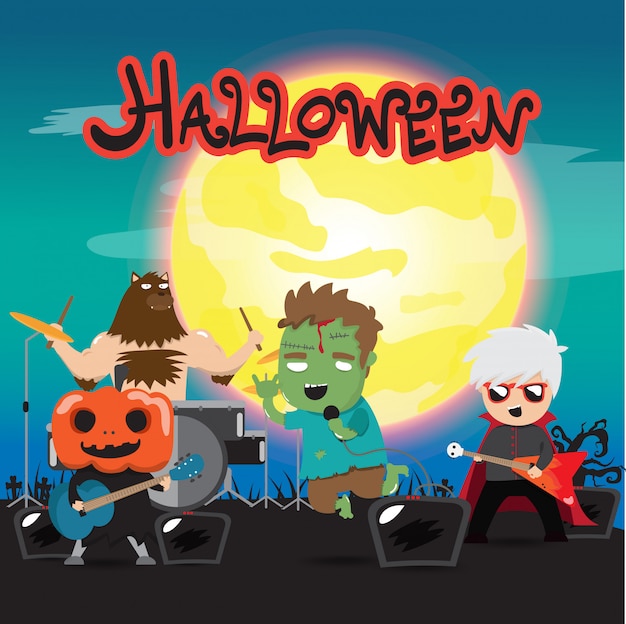 Rock band di Halloween