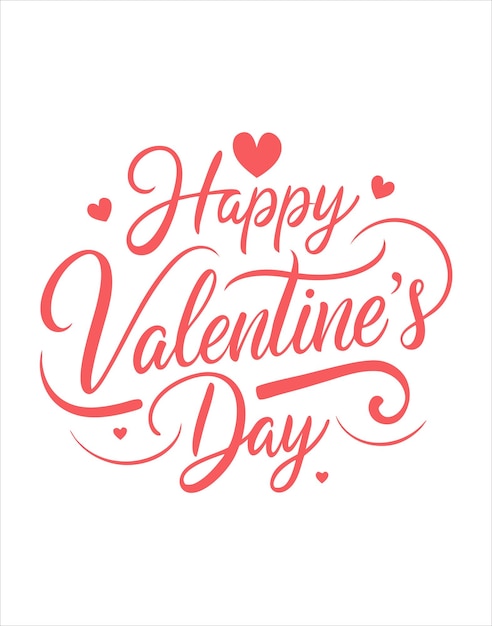 romantico felice giorno di San Valentino tipografia t-shirt design