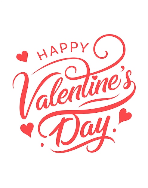romantico felice giorno di San Valentino tipografia t-shirt design