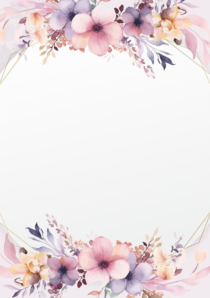 Vettore rose e viola violetto elegante sfondo acquerello con flora e fiori