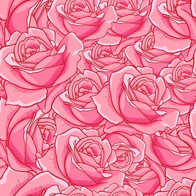 Rose Seamless Pattern