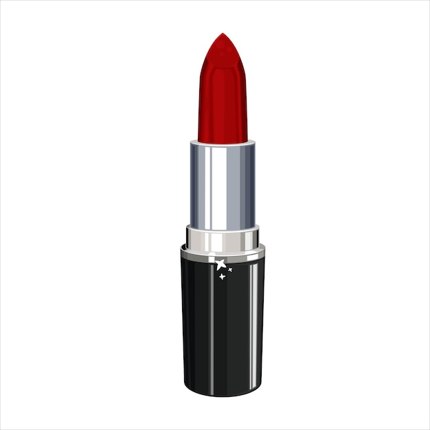 Rossetto rosso isolato, trucco donna rossetto