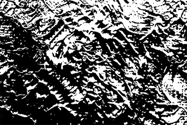 Rough Black and White Grunge Texture Vector Distressed Overlay Background Abstract Textured Effect (Effetto strutturato astratto)