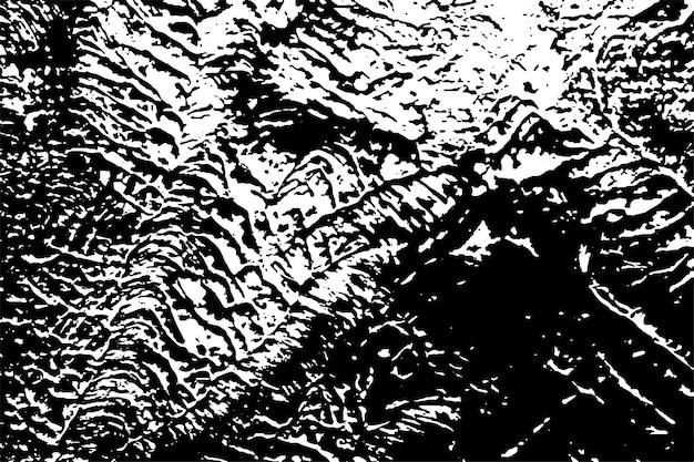 Rough Black and White Grunge Texture Vector Distressed Overlay Background Abstract Textured Effect (Effetto strutturato astratto)