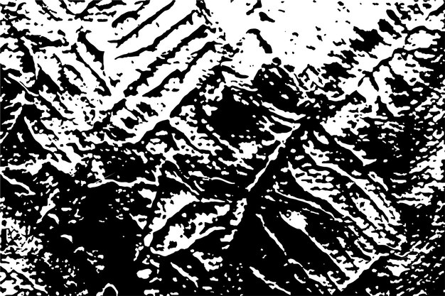 Rough Black and White Grunge Texture Vector Distressed Overlay Background Abstract Textured Effect (Effetto strutturato astratto)