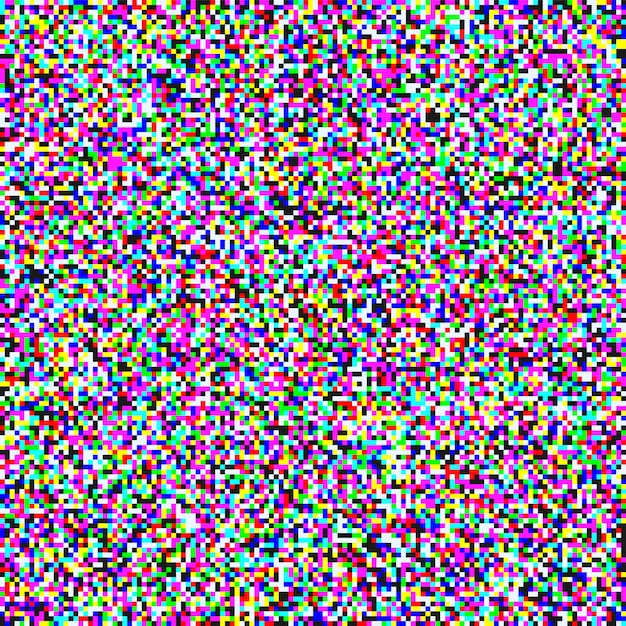 Rumore di pixel TV di sfondo senza soluzione di continuità di schermo di grano canale analogico.