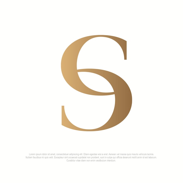 S logo elegante