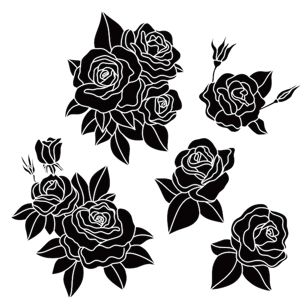 Sagoma rosa disegnata a mano