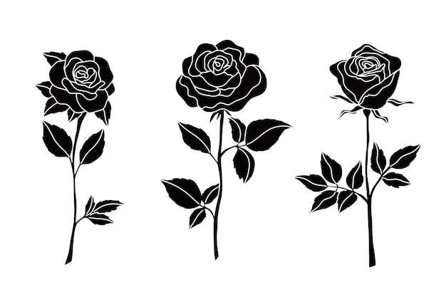Sagoma rosa disegnata a mano