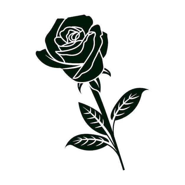 Sagoma rosa disegnata a mano