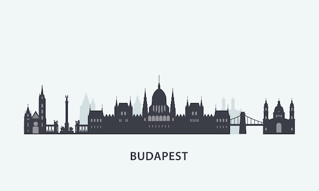 Sagoma skyline di Budapest