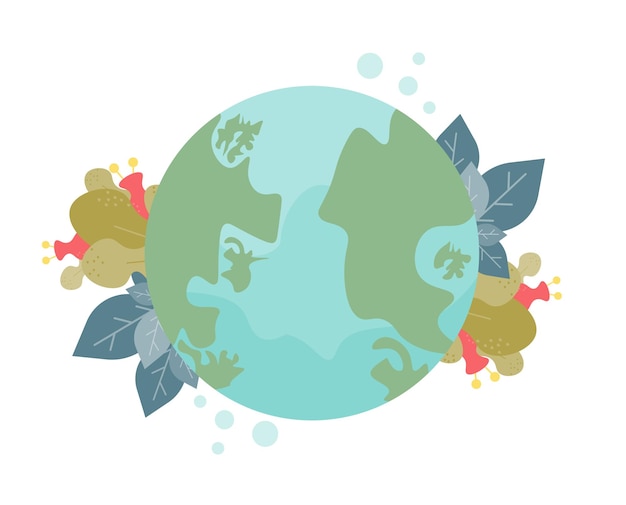 Salvare il pianeta. Illustrazione vettoriale per banner web, infografica, sito Web mobile.