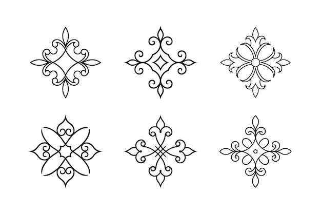 Sbalorditivi ornamenti vettoriali rinascimentali per creazioni eleganti