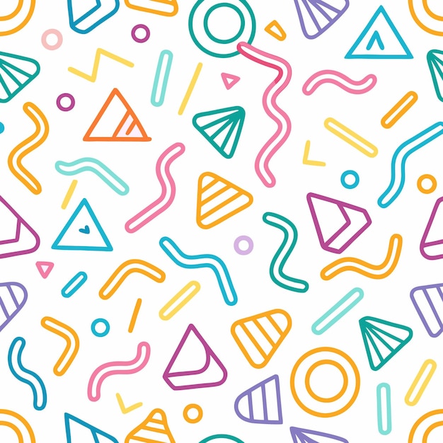 scarabocchi di sfondo minimalisti colorati