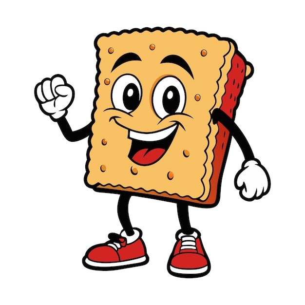Scarica Cracker Jack Food Vector Art Illustration Eps File per il design