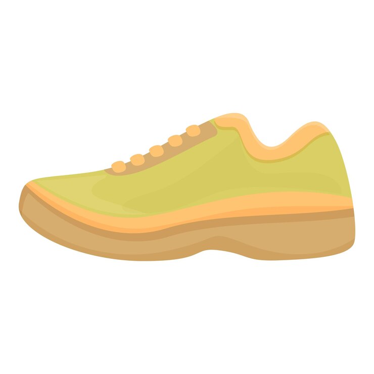 Vettore scarpe da ginnastica verdi che offrono comfort e stile per uno stile di vita attivo