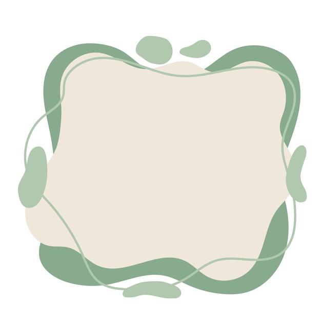 Scatola di testo Minimalist Blob