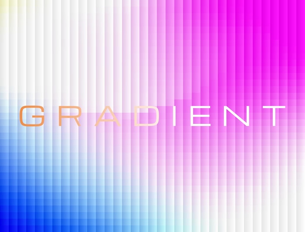 Scenario in gradiente di pixel