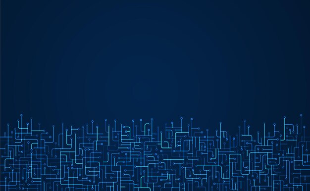 Scheda di circuiti background tecnologico di alta tecnologia connessione informatica elettronica background di connessioni di rete