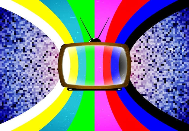 Scheda TV con tavola dei colori