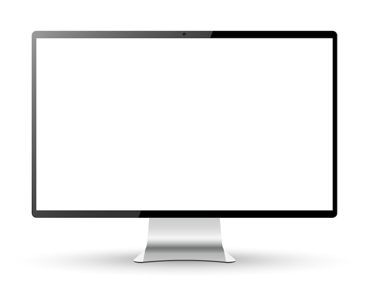 Vettore schermo del monitor del computer