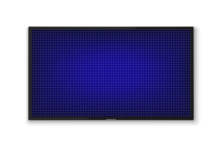 Vettore schermo televisivo hd monitor digitale tv lcd
