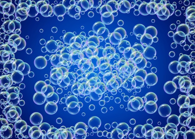 Schiuma detergente Bolla di sapone Schiuma detergente per bagno Shampoo 3d