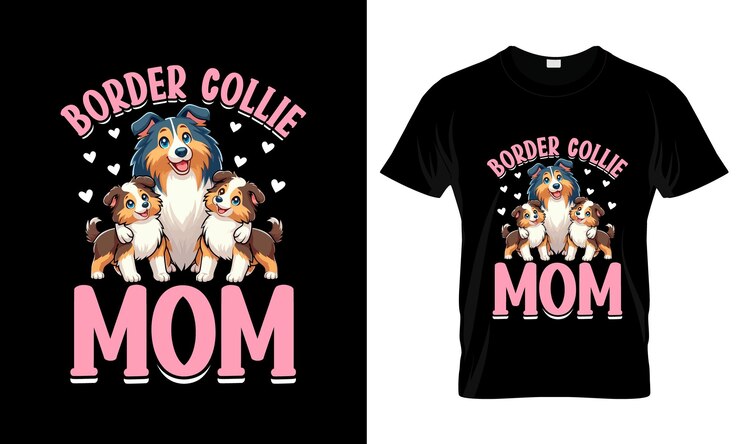 Vettore schnauzer mamma colorata maglietta grafica maglietta per la festa della madre