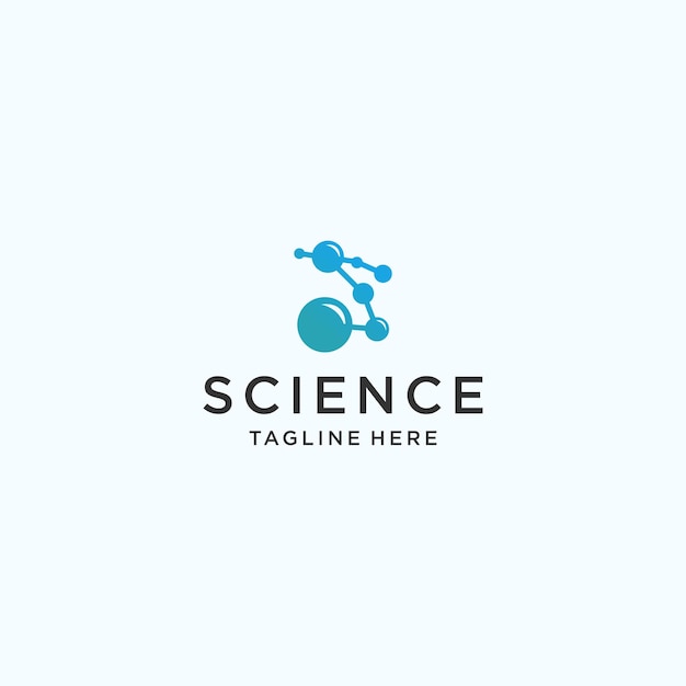 Scienza logo icona disegno vettoriale