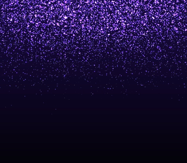 Scintille luminose. Caduta di particelle astratte.