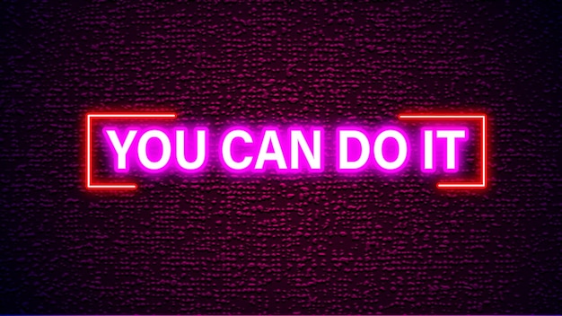 Scritte al neon dell'alfabeto