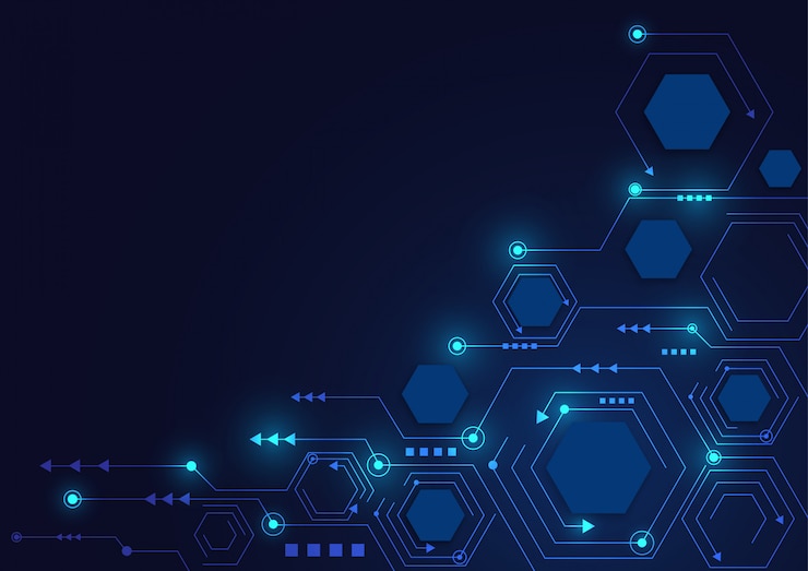 Vettore scudo di protezione dei dati online e astratto con tecnologia informatica