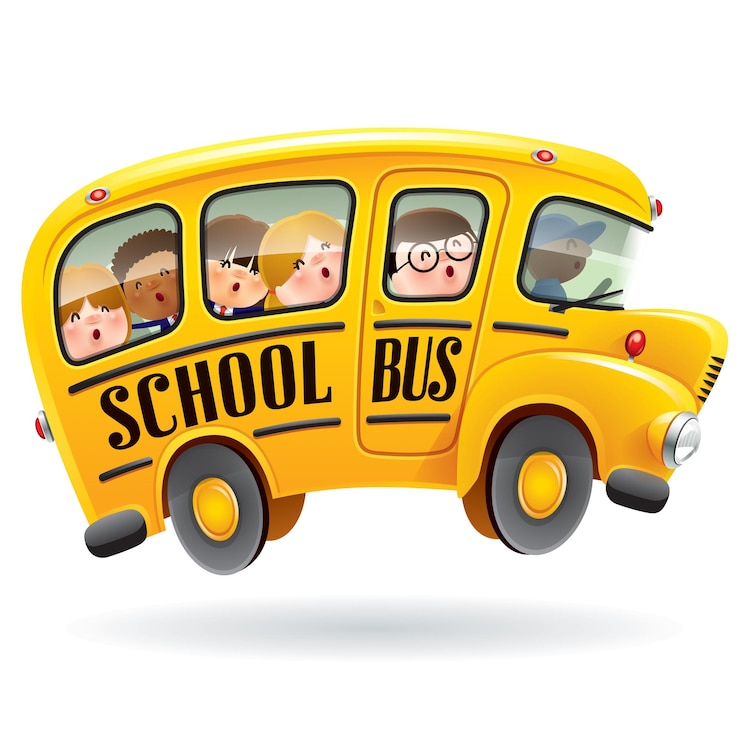 Vettore scuolabus
