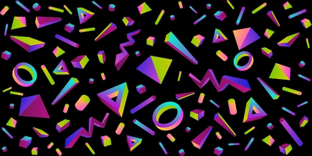 Seamless colorato astratto modello geometrico illustrazione vettoriale arte di sfondo