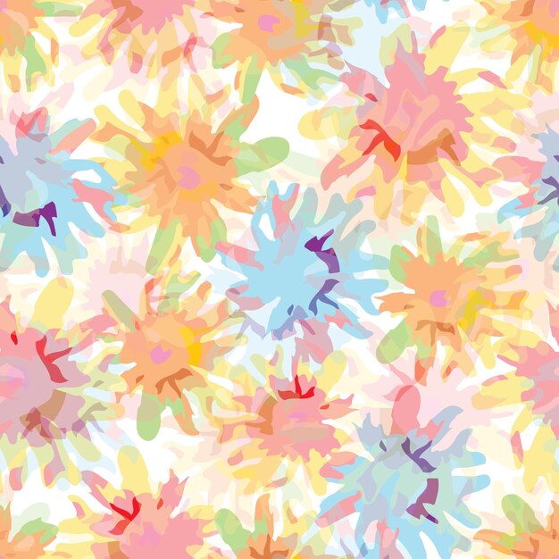 Seamless doodle pastello fiori astratti xDpattern sfondo biglietto di auguri o fabricpattern sfondo biglietto di auguri o tessuto