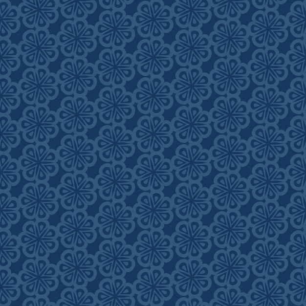 Seamless pattern di fiori astratti.
