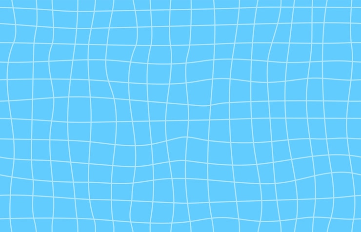 Vettore seamless pattern di piscina onde estive sfondo consistenza della superficie dell'acqua vista dall'alto