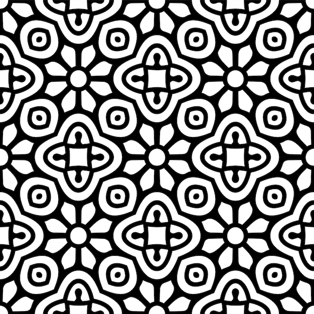 Seamless pattern. Modello di elementi decorativi vintage